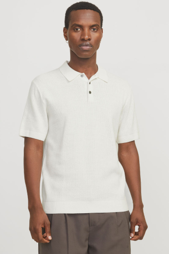 Cooper Knit Polo Cloud Dancer