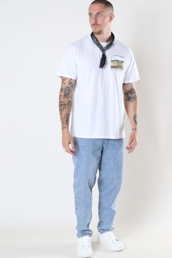 Nyhavn Brushed Cotton Tee White