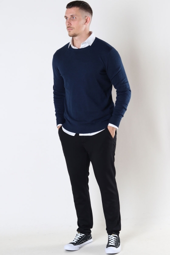 EMIL KNIT CREW NECK Navy Blazer