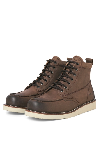 Toronto Leather Boots Brown Stone