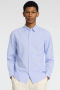 Selected Slim Sun Linen Shirt LS Cashmere Blue / White