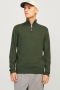 Jack & Jones Emil Knit Half Zip Kombu Green