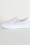 Selected David Chunky Suede Slip On Sneaker White